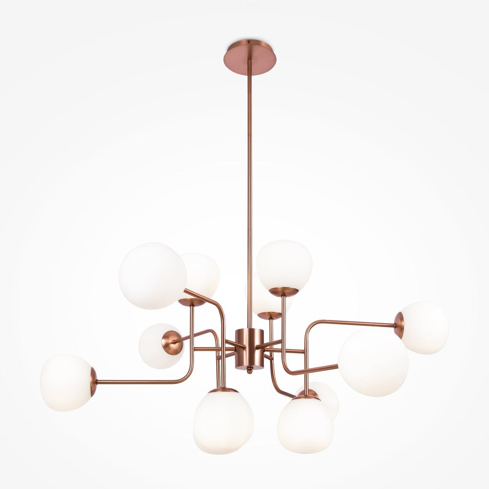 Erich Chandelier Cluster With Brass Styling - Large-Maytoni-South Charlotte Fine Lighting