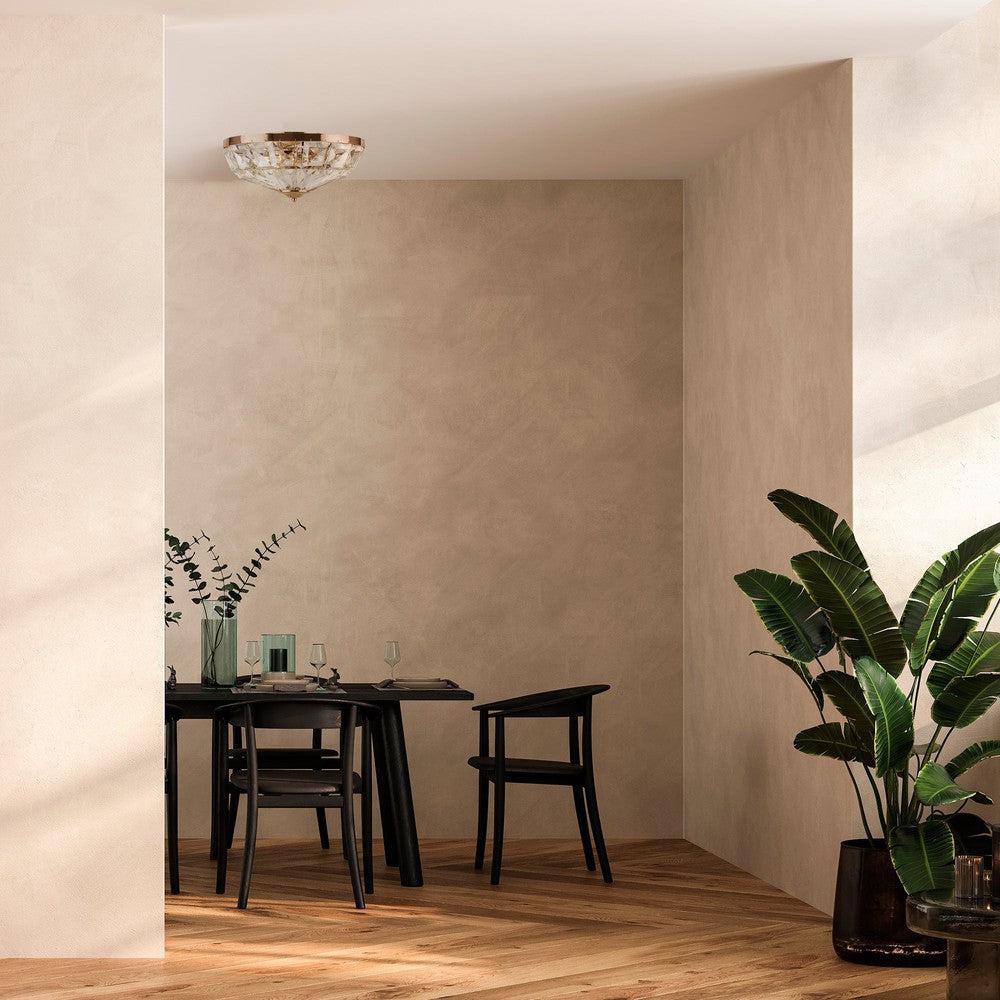 Facet Ceiling Lamp With Gold Styling - Shallow-Maytoni-South Charlotte Fine Lighting