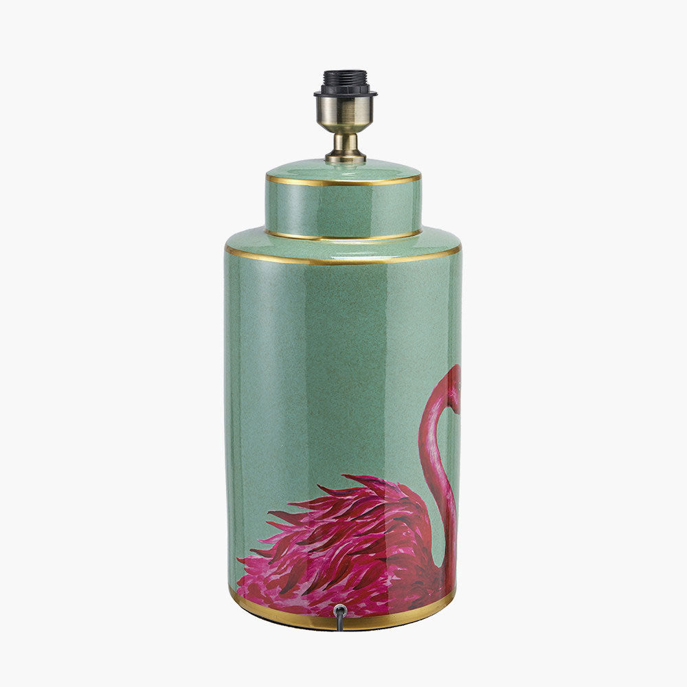 Flamingto table lamp view from the back