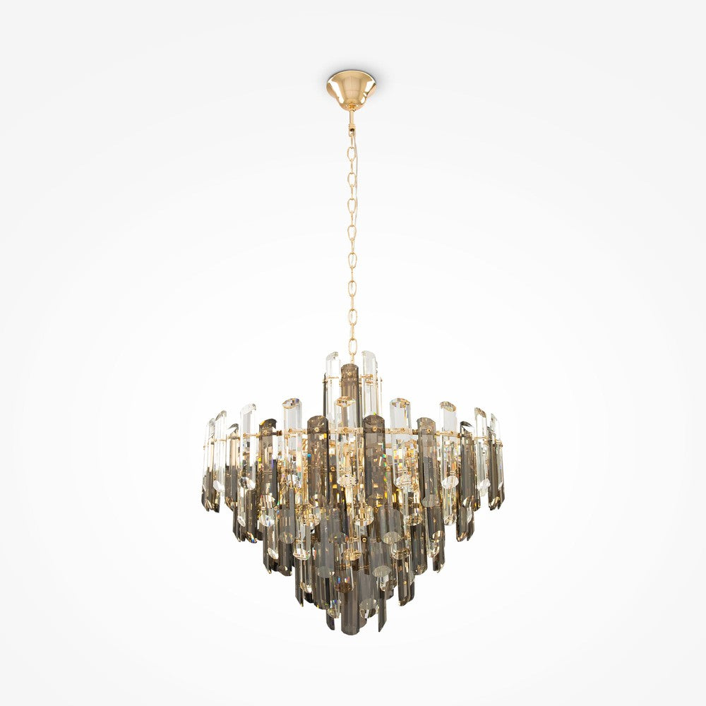 Flare Chandelier With Gold Styling - Large-Maytoni-South Charlotte Fine Lighting