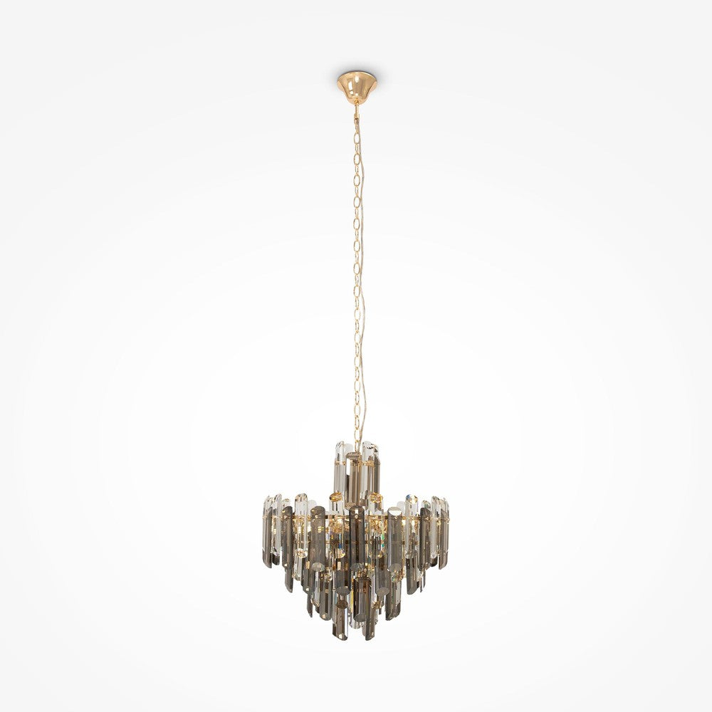 Flare Chandelier With Gold Styling - Medium-Maytoni-South Charlotte Fine Lighting