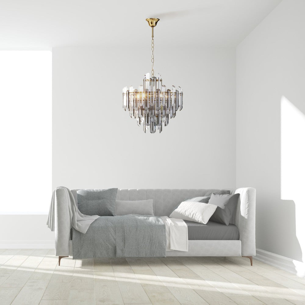 Flare Chandelier With Gold Styling - Medium-Maytoni-South Charlotte Fine Lighting
