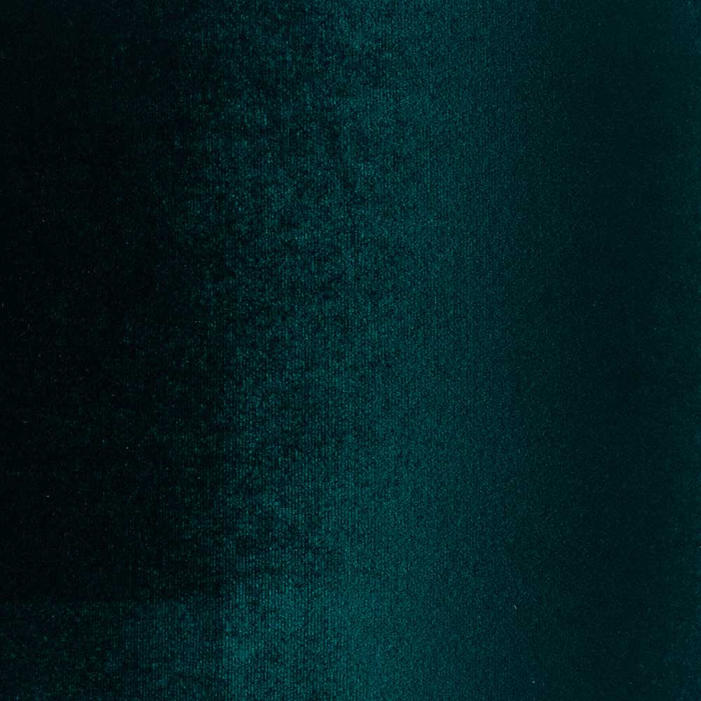 Luxury velvet material on forest green lampshade sold by South Charlotte Fine Lighting