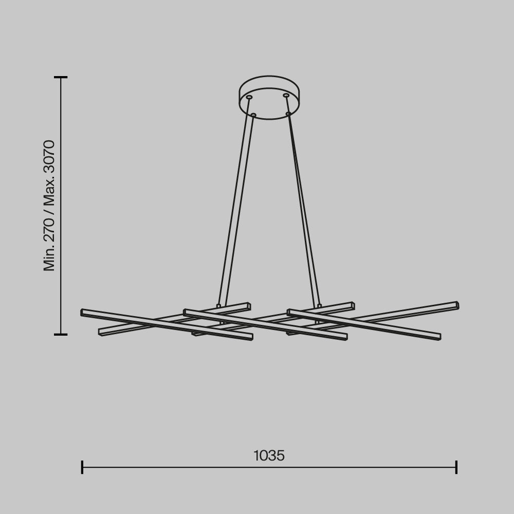 Halo Crosshatch Pendant Lamp In Black-Maytoni-South Charlotte Fine Lighting