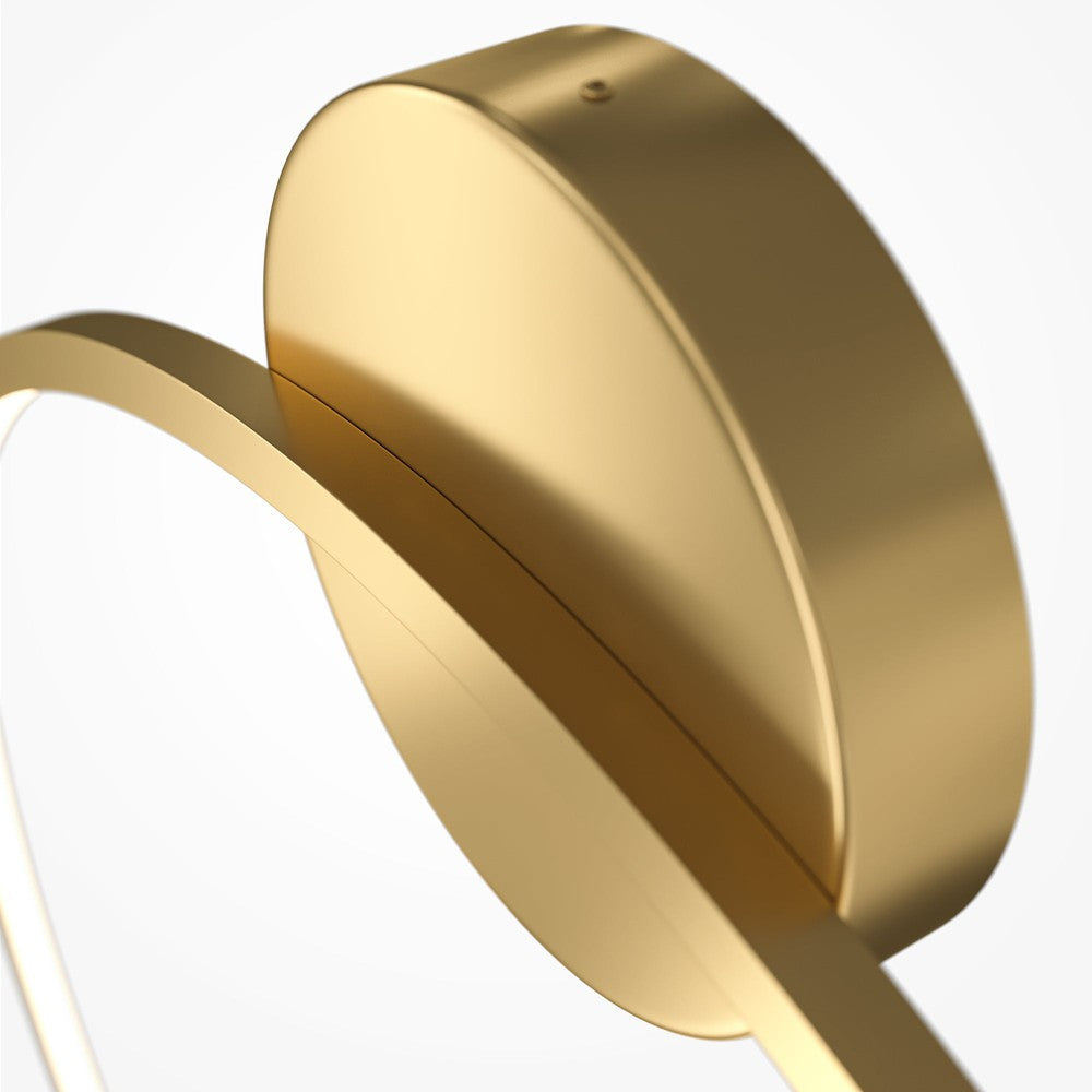 Halo Wall Lamp With Brass Styling - Large-Maytoni-South Charlotte Fine Lighting