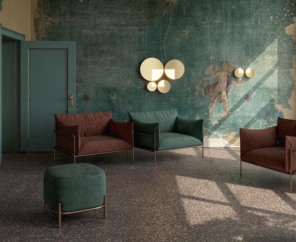 Jupiter Wall Lamp With Brass Styling - Medium-Maytoni-South Charlotte Fine Lighting