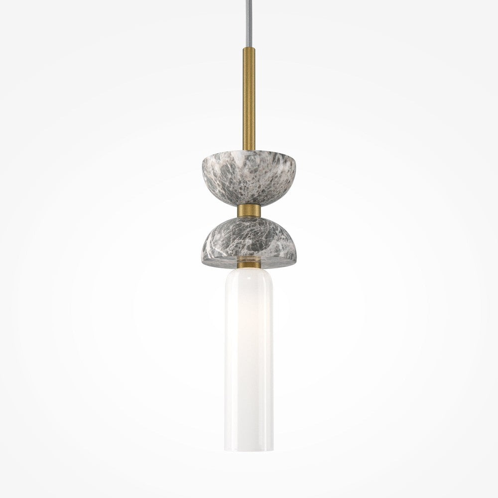 Kyoto Pendant Lamp With Gold And Grey Styling-Maytoni-South Charlotte Fine Lighting
