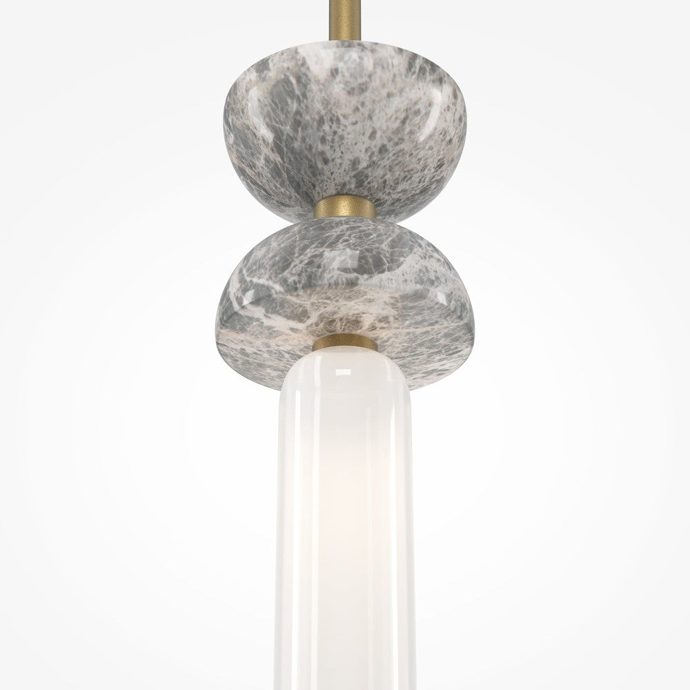 Kyoto Pendant Lamp With Gold And Grey Styling-Maytoni-South Charlotte Fine Lighting