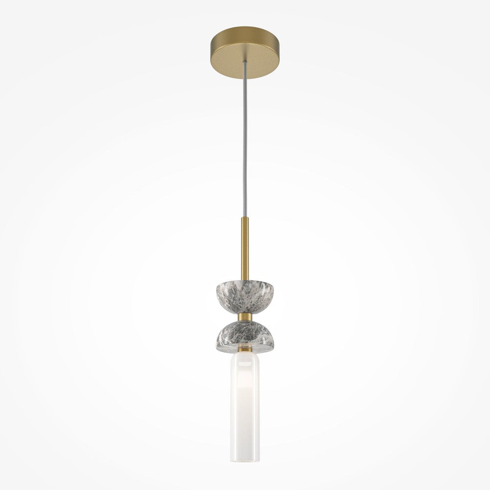 Kyoto Pendant Lamp With Gold And Grey Styling-Maytoni-South Charlotte Fine Lighting
