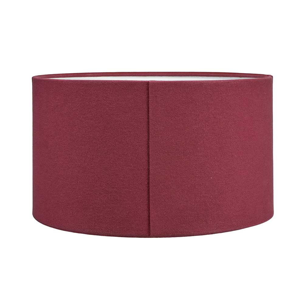 Back view of lamp shade burgundy sold by South Charlotte Fine Lighting