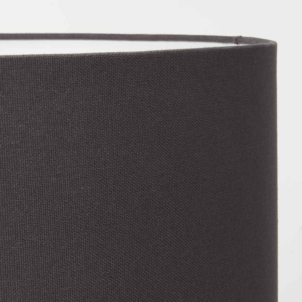 Luxurious open weave cotton on Henry lamp shade in grey