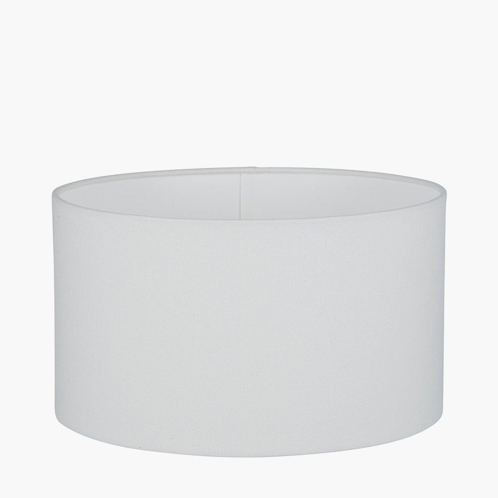 The Henry lamp shade white is available in 30cm, 35cm, 40cm and 45cm diameters and is sold by South Charlotte Fine Lighting