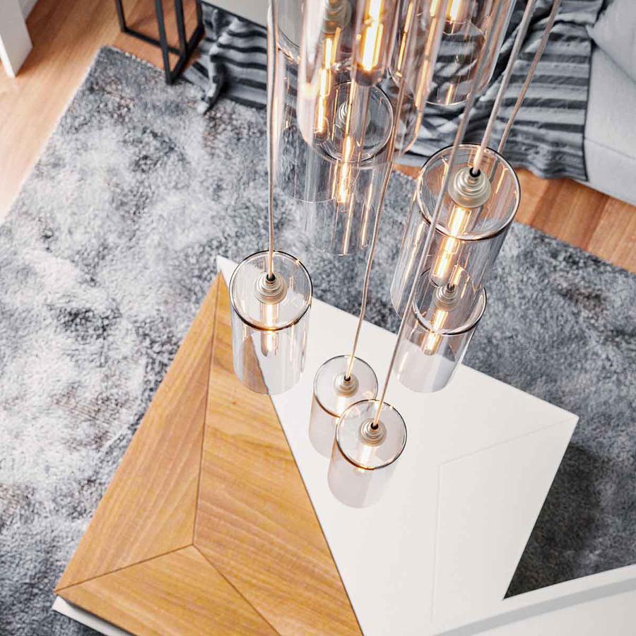 Leverint made Piccadilly pendant light cluster