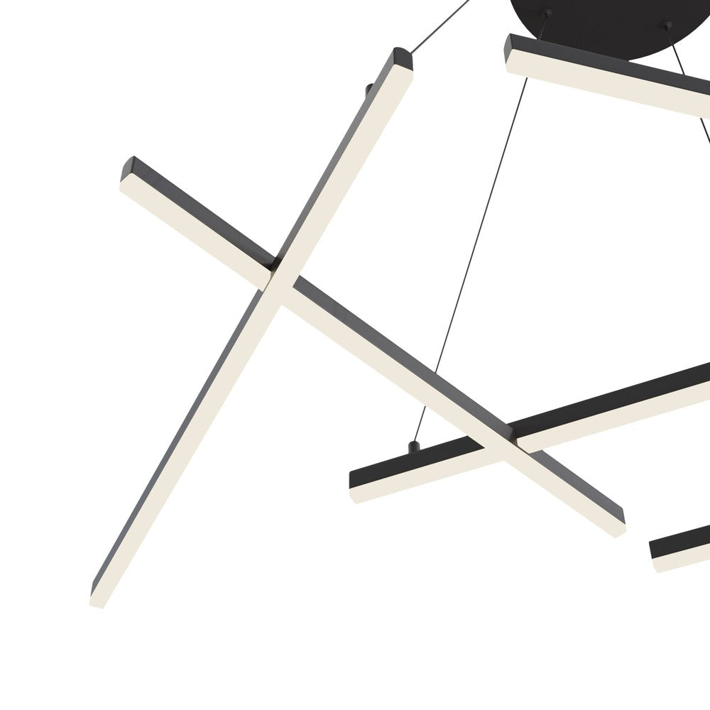 Line Pendant Lamp In Black-Maytoni-South Charlotte Fine Lighting