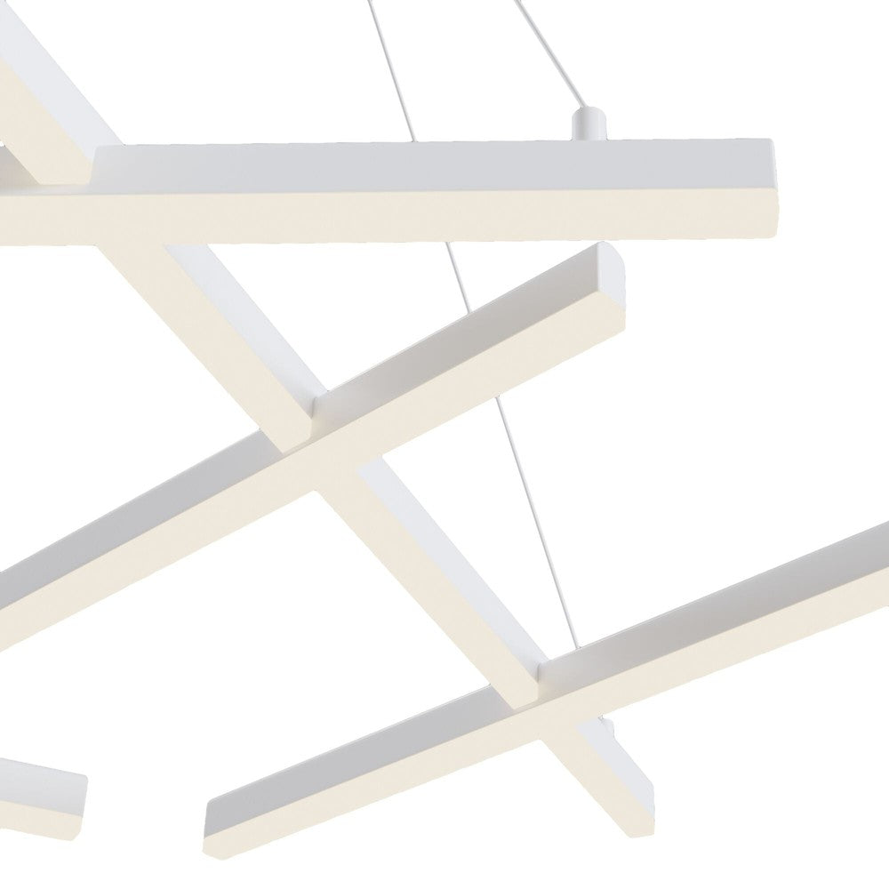 Line Pendant Lamp In White-Maytoni-South Charlotte Fine Lighting