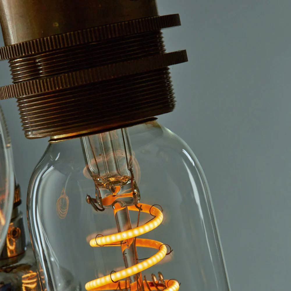 Well Lit Lo T45 LED Decorative Light Bulb close up of element