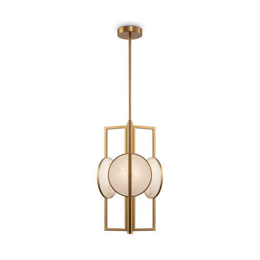 Marmo Chandelier With Gold Styling - Single Light-Maytoni-South Charlotte Fine Lighting