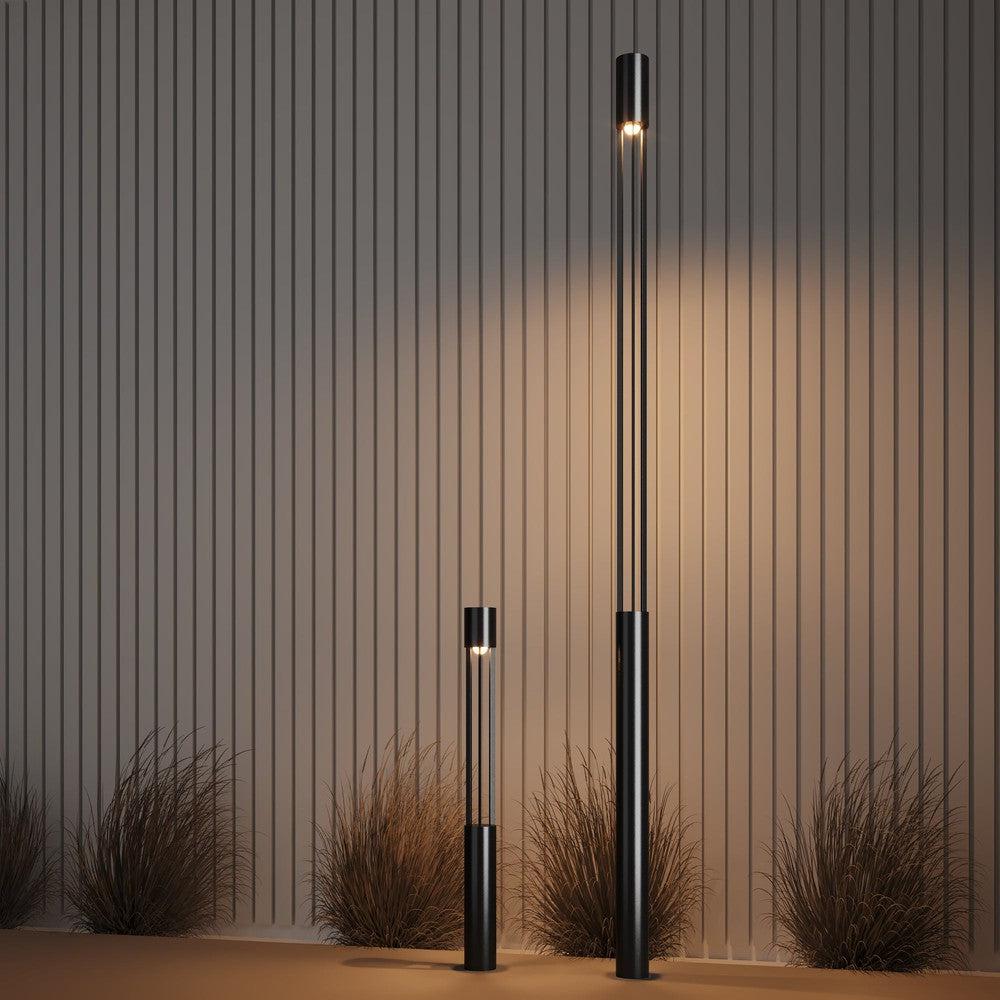 Mill Lamp Post Graphite-Maytoni-South Charlotte Fine Lighting