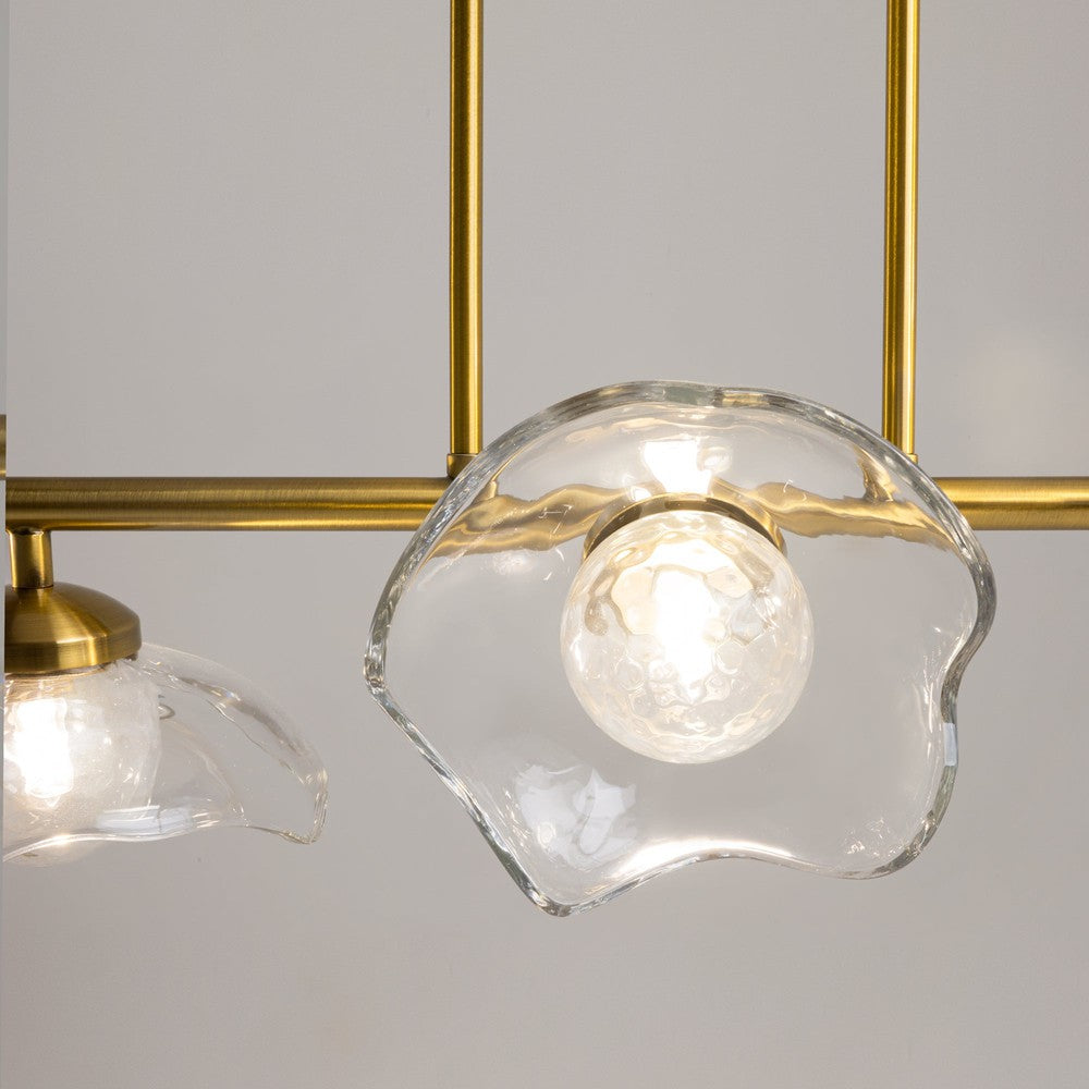 Miracle Pendant Lamp With Brass Styling - Five Lights-Maytoni-South Charlotte Fine Lighting