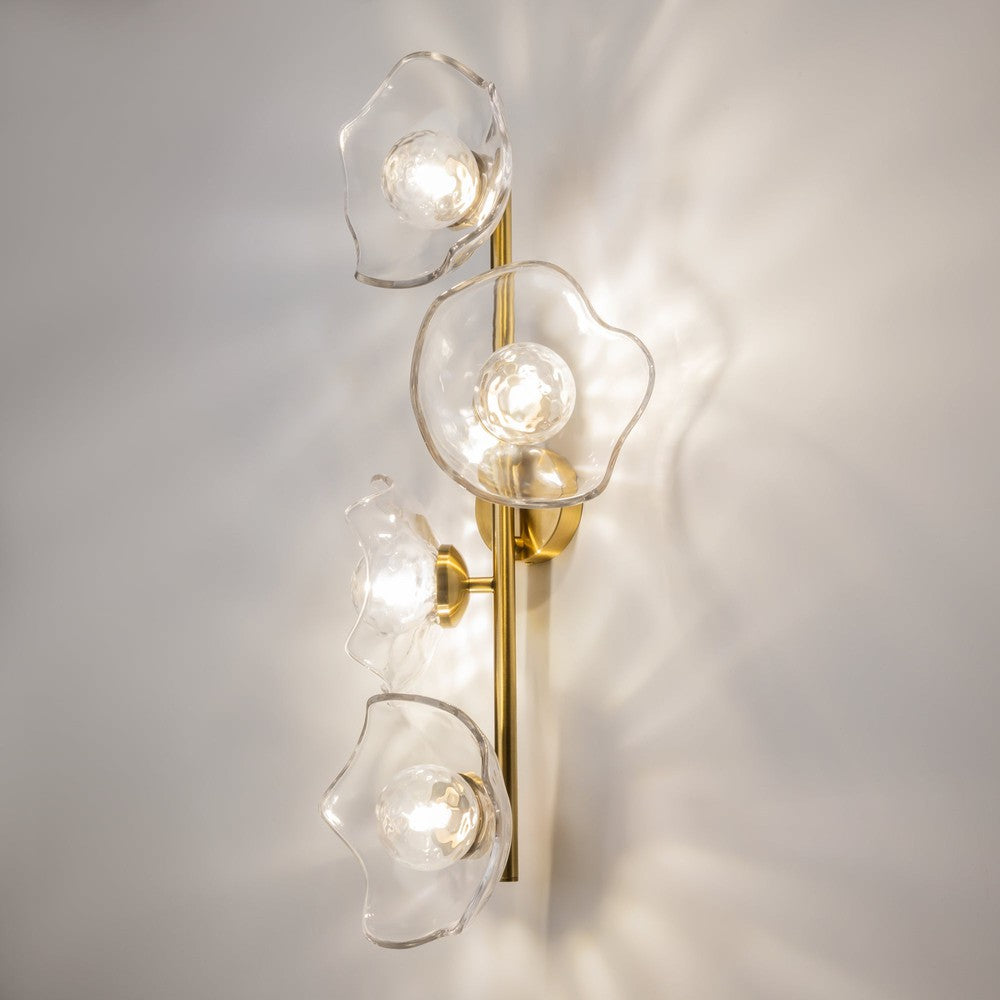 Miracle Wall Lamp With Brass Styling - Four Lights-Maytoni-South Charlotte Fine Lighting