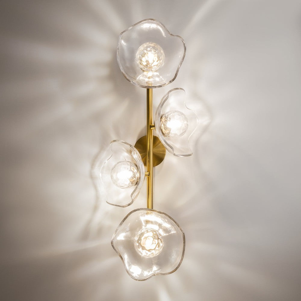 Miracle Wall Lamp With Brass Styling - Four Lights-Maytoni-South Charlotte Fine Lighting