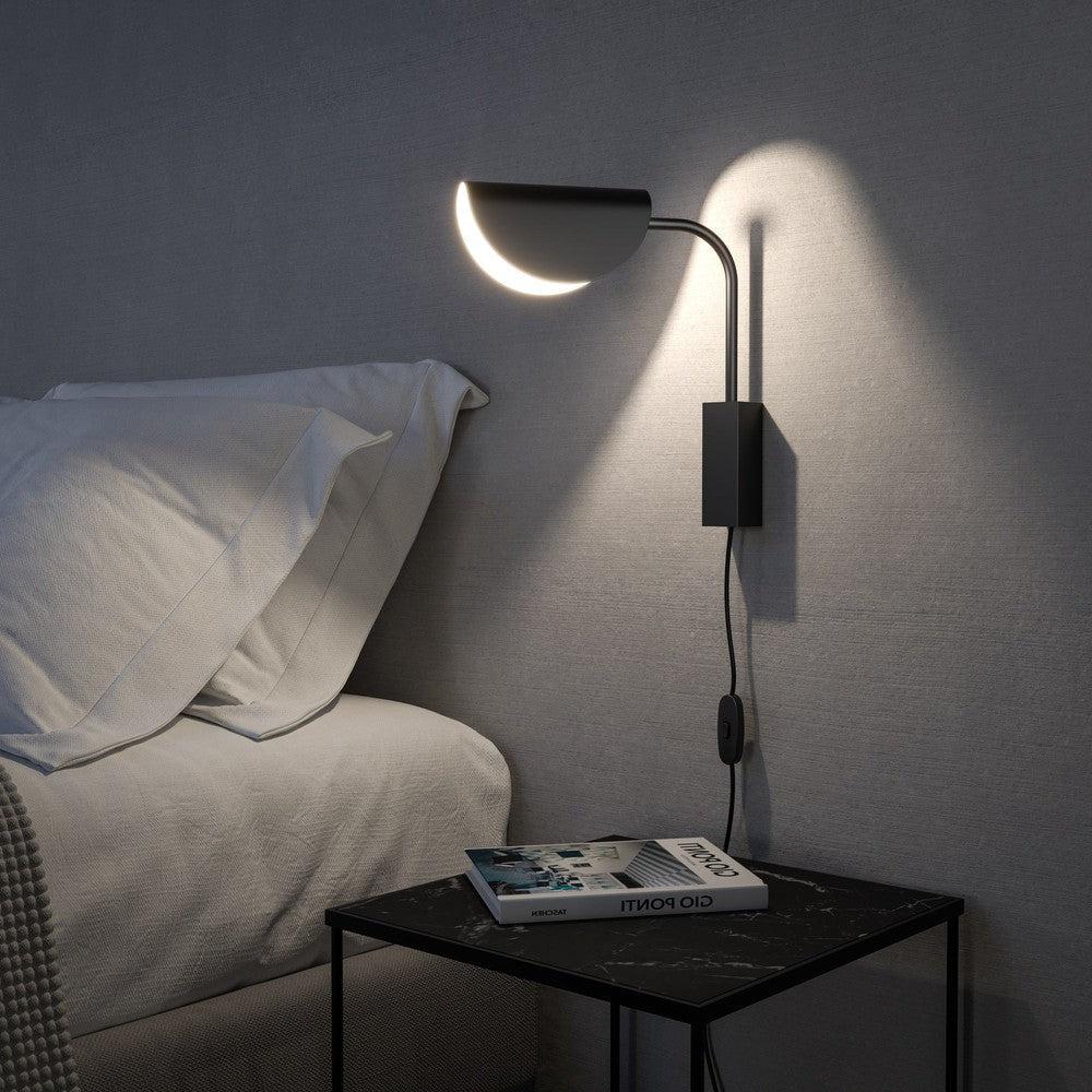 Mollis Vertical Wall Lamp In Black-Maytoni-South Charlotte Fine Lighting