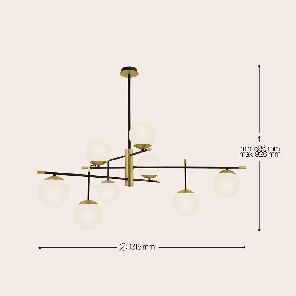 Nostalgia Chandelier With Gold Styling-Maytoni-South Charlotte Fine Lighting