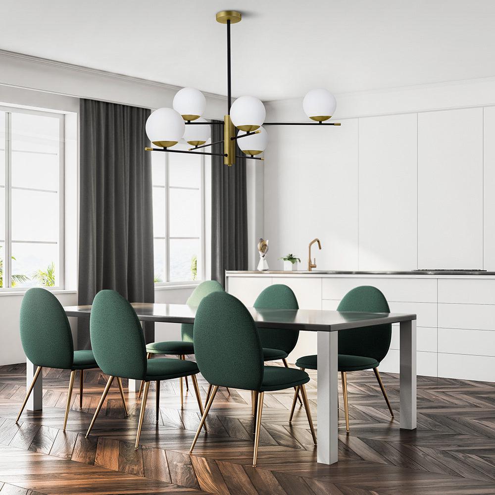 Nostalgia Six Way Chandelier With Gold Styling-Maytoni-South Charlotte Fine Lighting