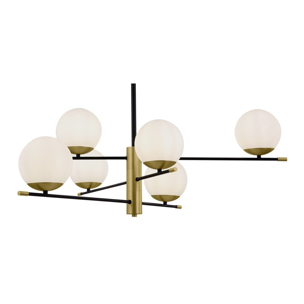 Nostalgia Six Way Chandelier With Gold Styling-Maytoni-South Charlotte Fine Lighting