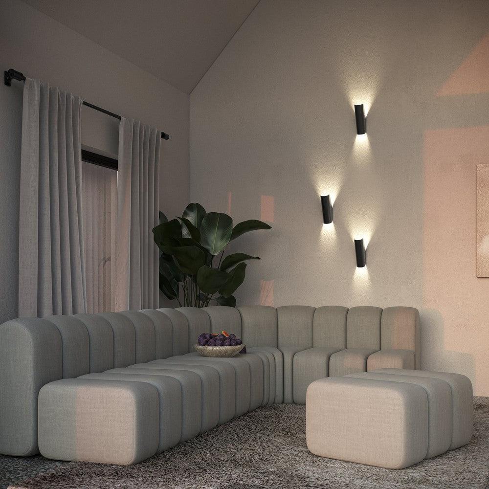 Notta Wall Lamp In Black-Maytoni-South Charlotte Fine Lighting