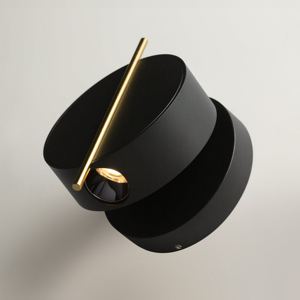 Nuance Wall Lamp In Black And Gold-Maytoni-South Charlotte Fine Lighting