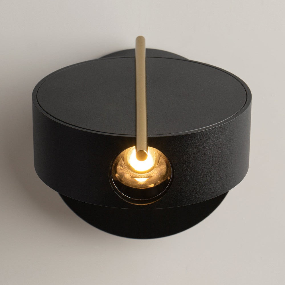 Nuance Wall Lamp In Black And Gold-Maytoni-South Charlotte Fine Lighting