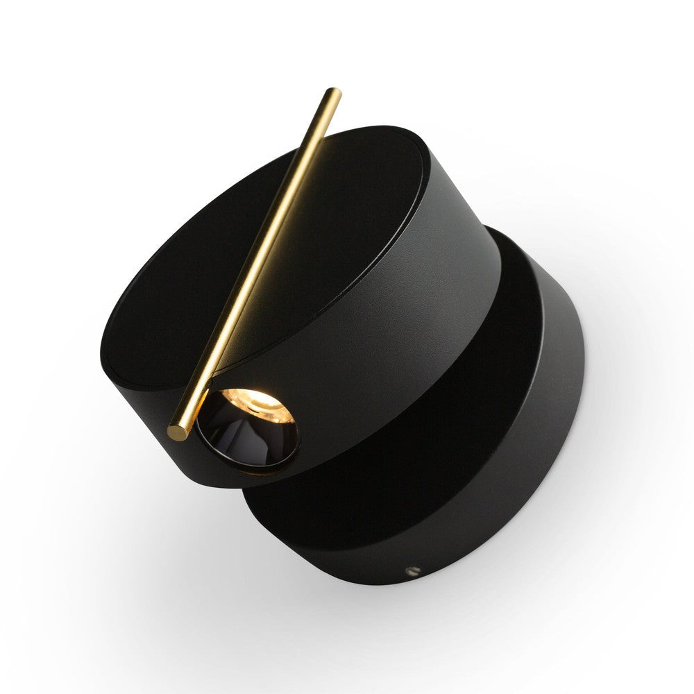 Nuance Wall Lamp In Black And Gold-Maytoni-South Charlotte Fine Lighting