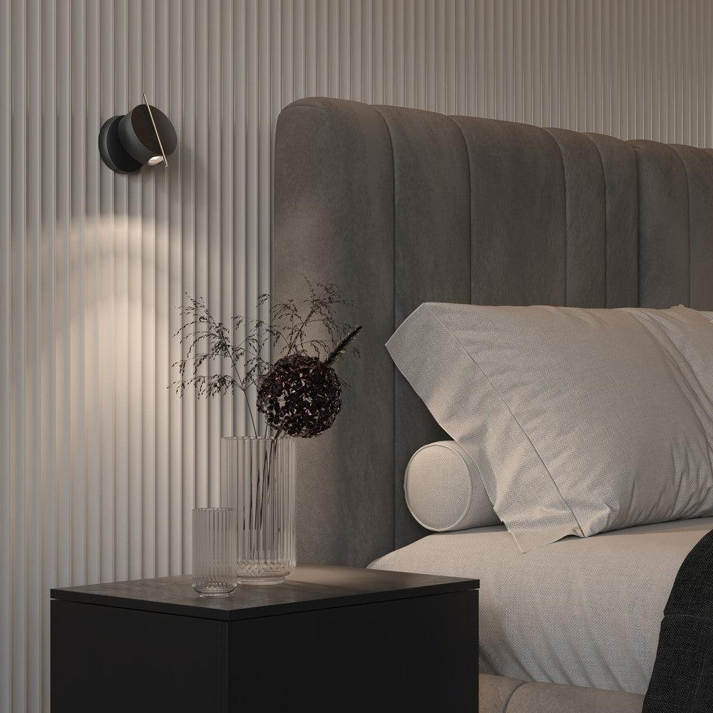 Nuance Wall Lamp In Black-Maytoni-South Charlotte Fine Lighting