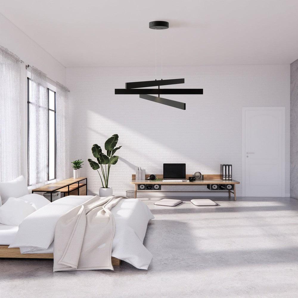 Origami Pendant Lamp In Black-Maytoni-South Charlotte Fine Lighting