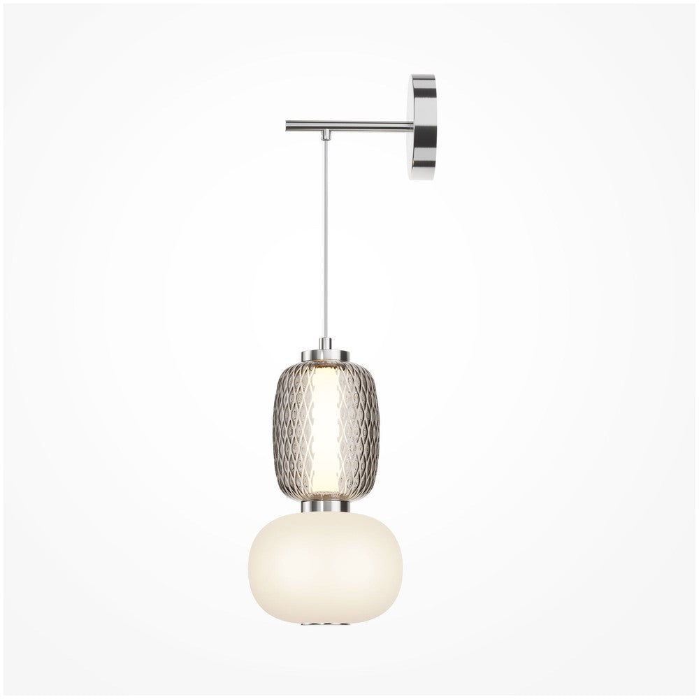 Pattern Wall Lamp With Chrome Styling-Maytoni-South Charlotte Fine Lighting