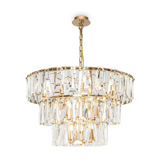 Puntes Chandelier With Gold Styling - Large-Maytoni-South Charlotte Fine Lighting