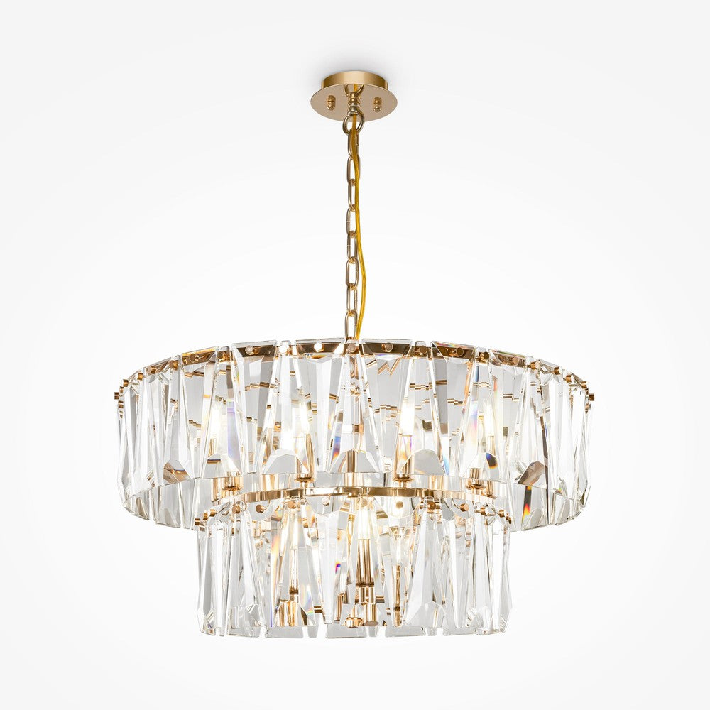 Puntes Chandelier With Gold Styling - Medium-Maytoni-South Charlotte Fine Lighting