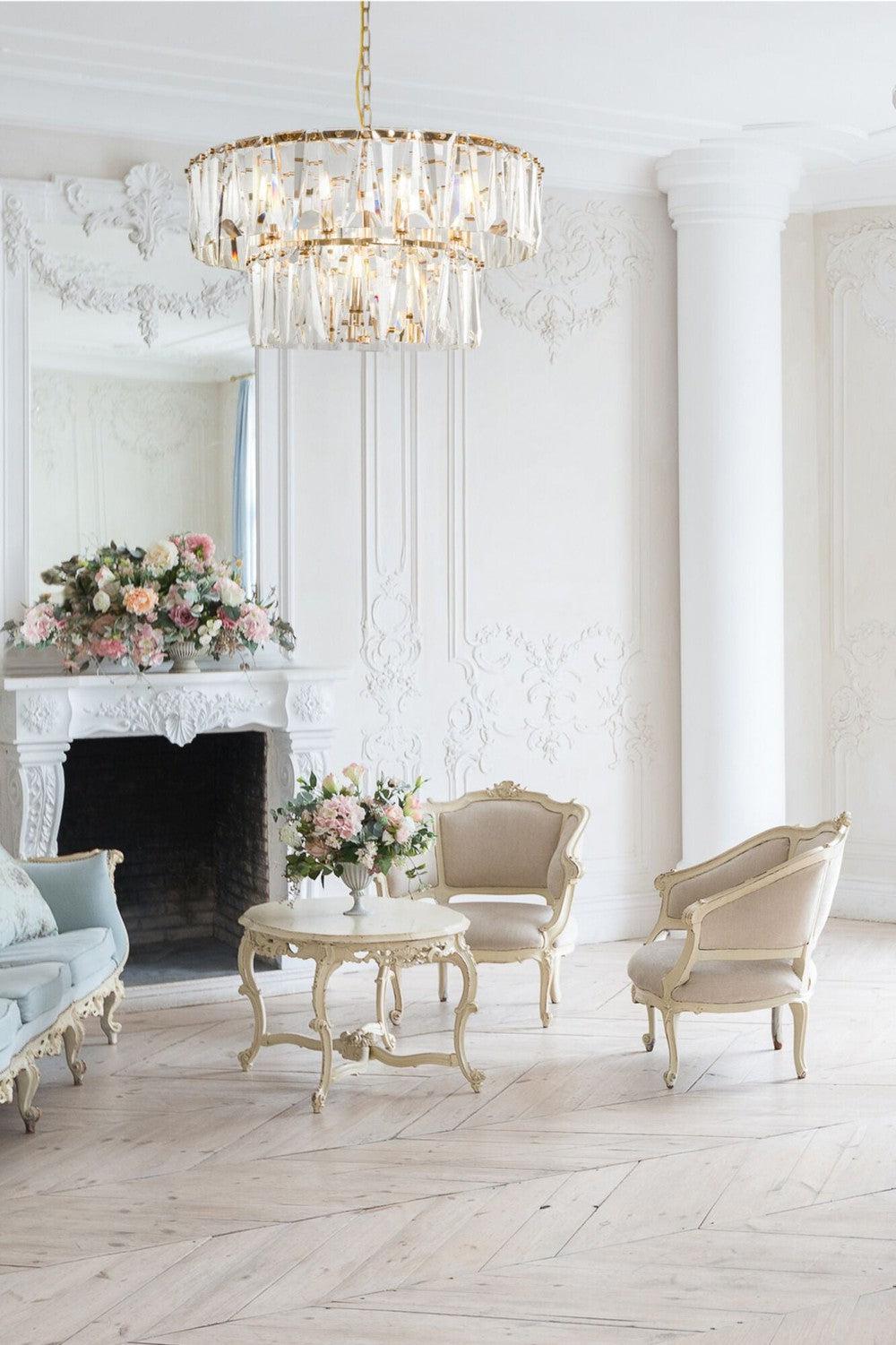Puntes Chandelier With Gold Styling - Medium-Maytoni-South Charlotte Fine Lighting
