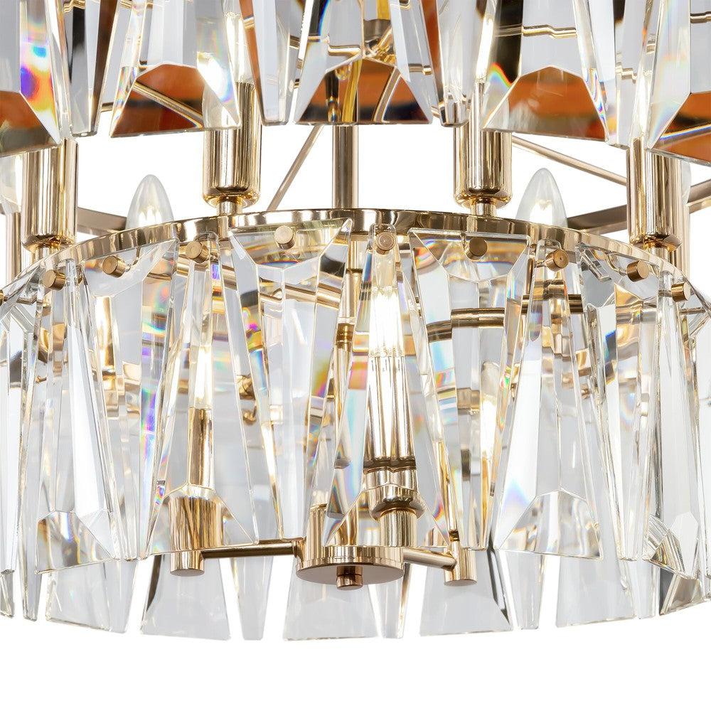 Puntes Chandelier With Gold Styling - Medium-Maytoni-South Charlotte Fine Lighting