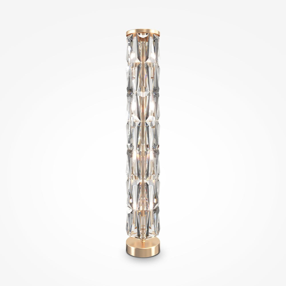 Puntes Floor Lamp With Gold Styling-Maytoni-South Charlotte Fine Lighting