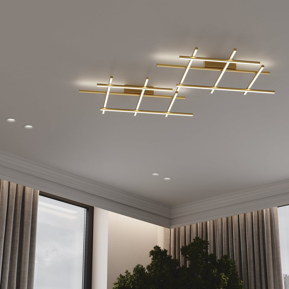 Radiance Ceiling Lamp With Gold Styling-Maytoni-South Charlotte Fine Lighting