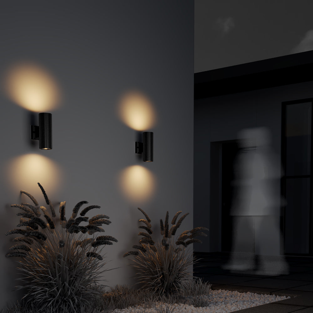 Rando Wall Lamp Black Two Way-Maytoni-South Charlotte Fine Lighting