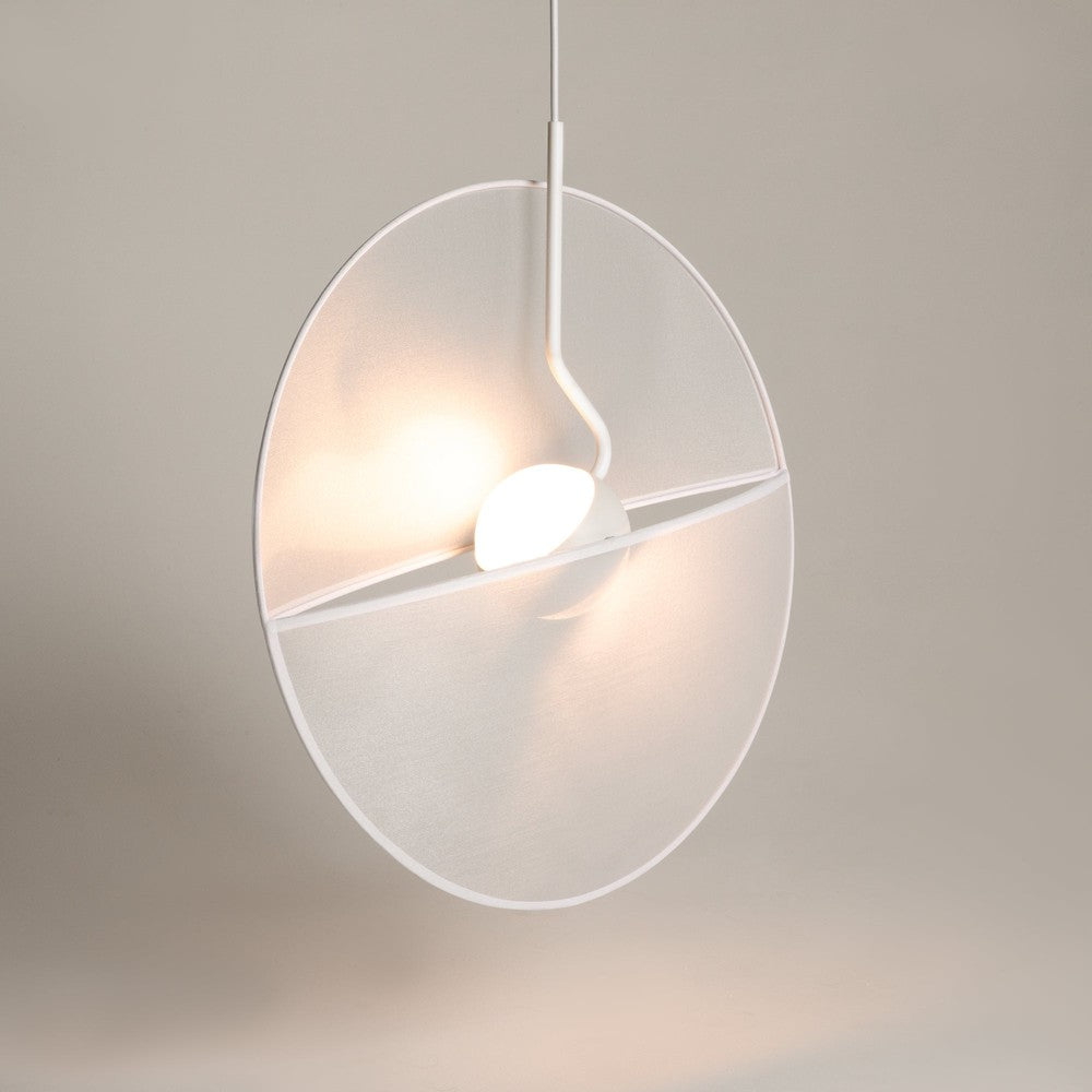 Reflex Pendant Lamp In White - Single Light-Maytoni-South Charlotte Fine Lighting