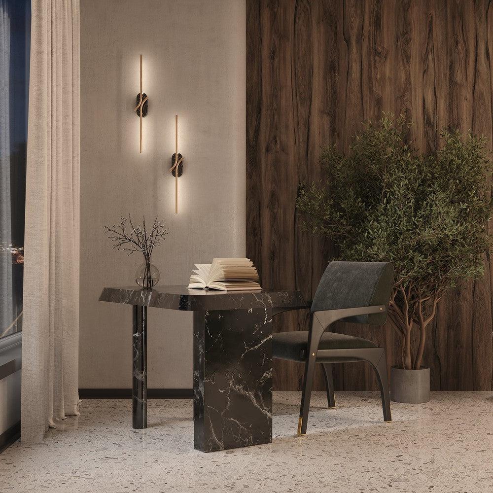 Renaissance Wall Lamp With Brass Styling (Dark)-Maytoni-South Charlotte Fine Lighting