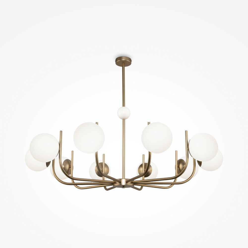 Rendez-vous Chandelier With Brass Styling - Large-Maytoni-South Charlotte Fine Lighting