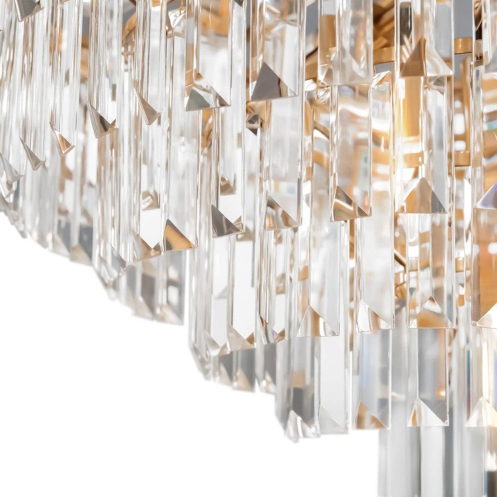 Revero Chandelier With Brass Styling - Large-Maytoni-South Charlotte Fine Lighting
