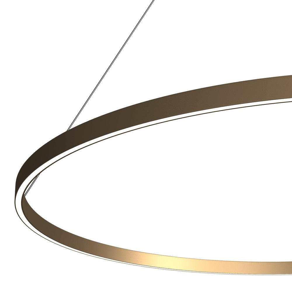 Rim Pendant Lamp A With Brass Styling-Maytoni-South Charlotte Fine Lighting