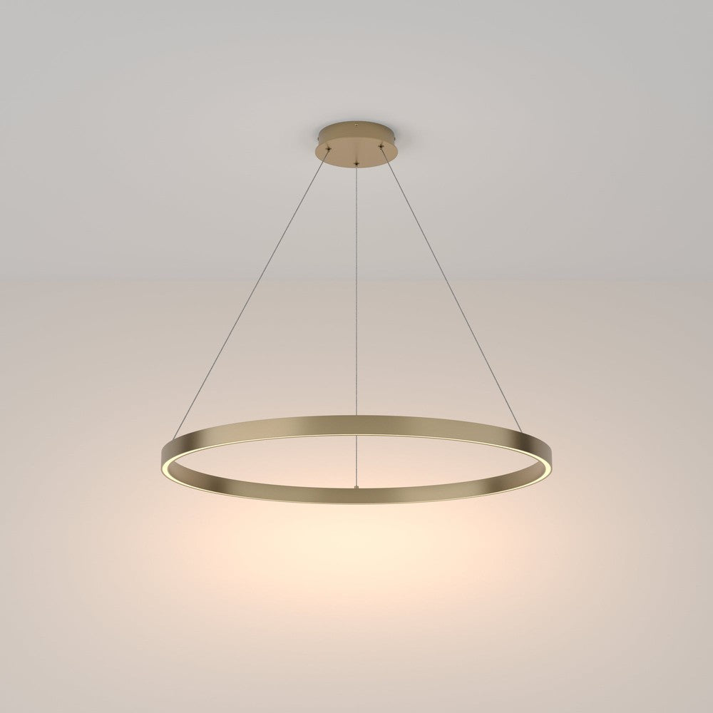 Rim Pendant Lamp D With Brass Styling-Maytoni-South Charlotte Fine Lighting