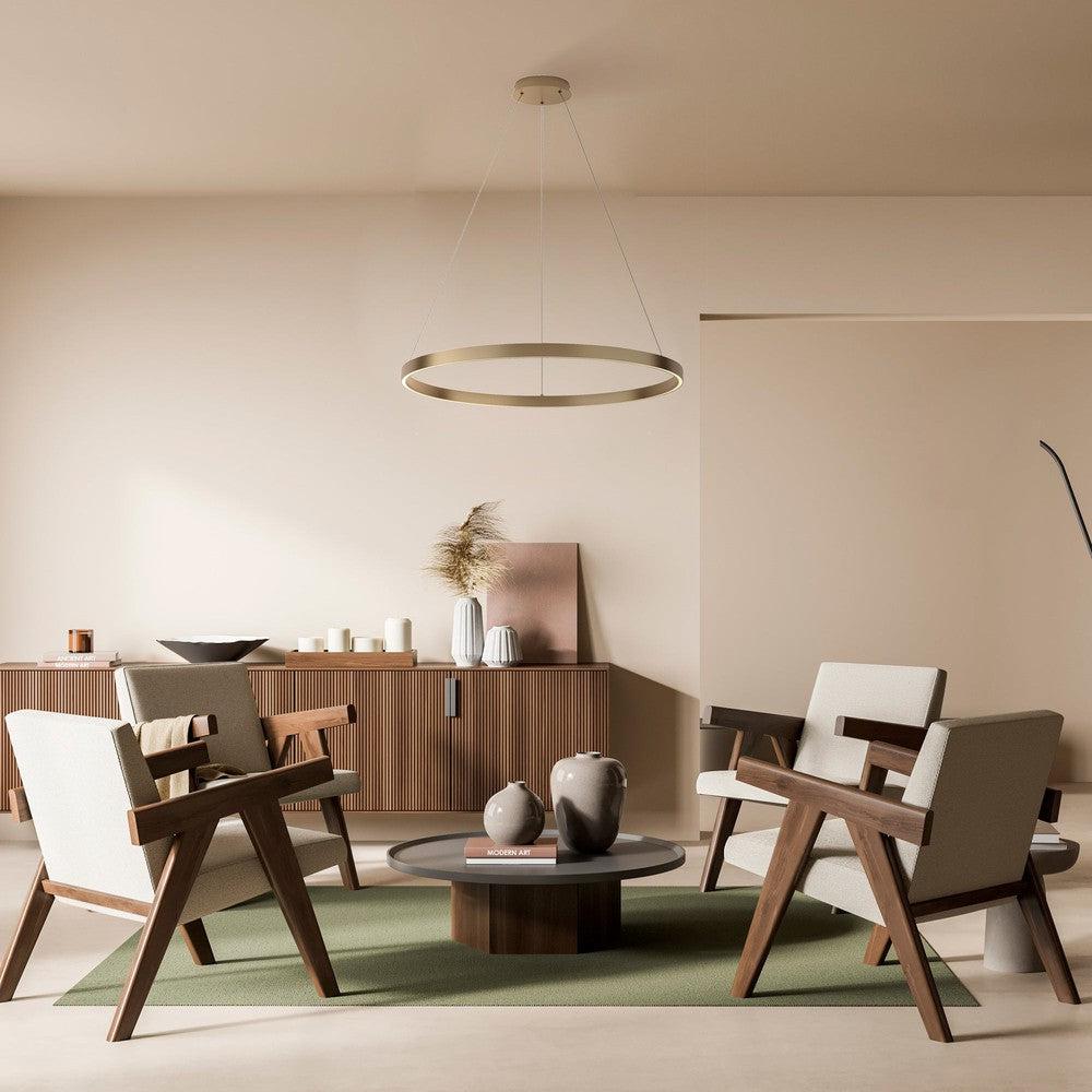 Rim Pendant Lamp D With Brass Styling-Maytoni-South Charlotte Fine Lighting